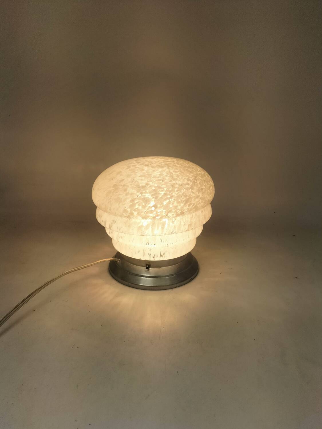 Lampe en verre de Clichy