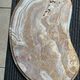 Lot of 3 marble and brass nesting tables.