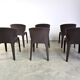 Hola 367 chairs by Hannes Wettstein for Cassina, 2006, set of 6