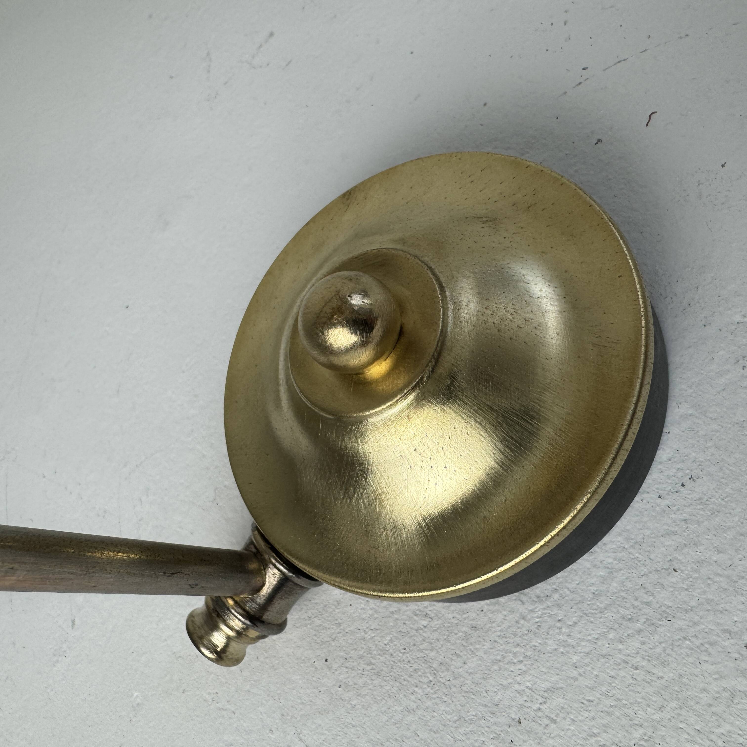 Ancienne applique laiton & opaline vintage