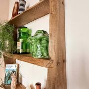 Étagère murale en bois massif/ étagère de rangement