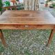 Antique farmers table French kitchen table walnut