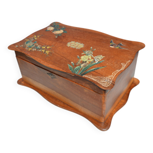 ancien coffret peint/boîte