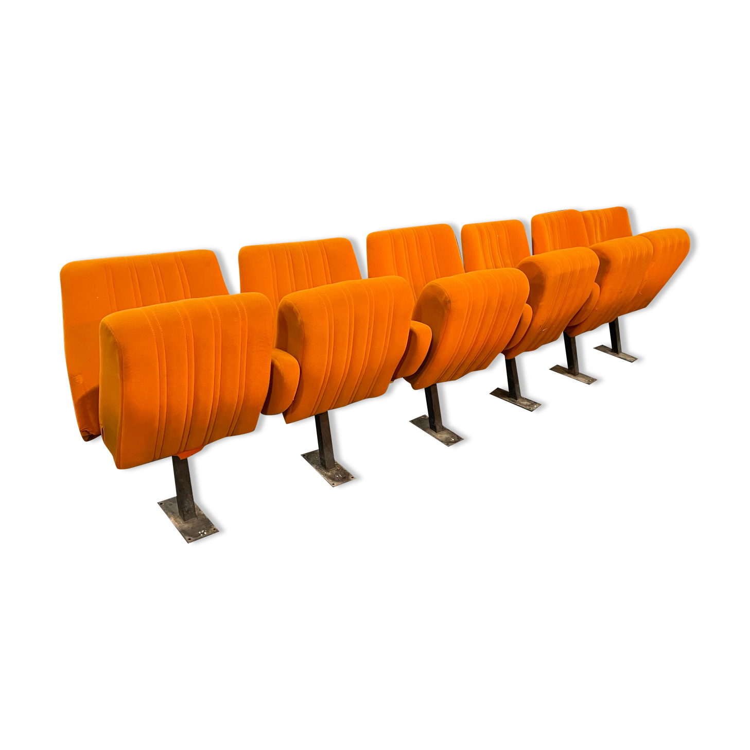 Series of 6 cinema seats