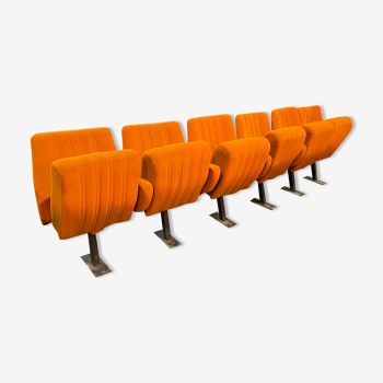 Series of 6 cinema seats
