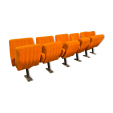 Series of 6 cinema seats