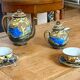 Vintage Japanese tea set, 12 cups and saucers.