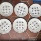 6 assiettes plates Badonviller modèle Normandie
