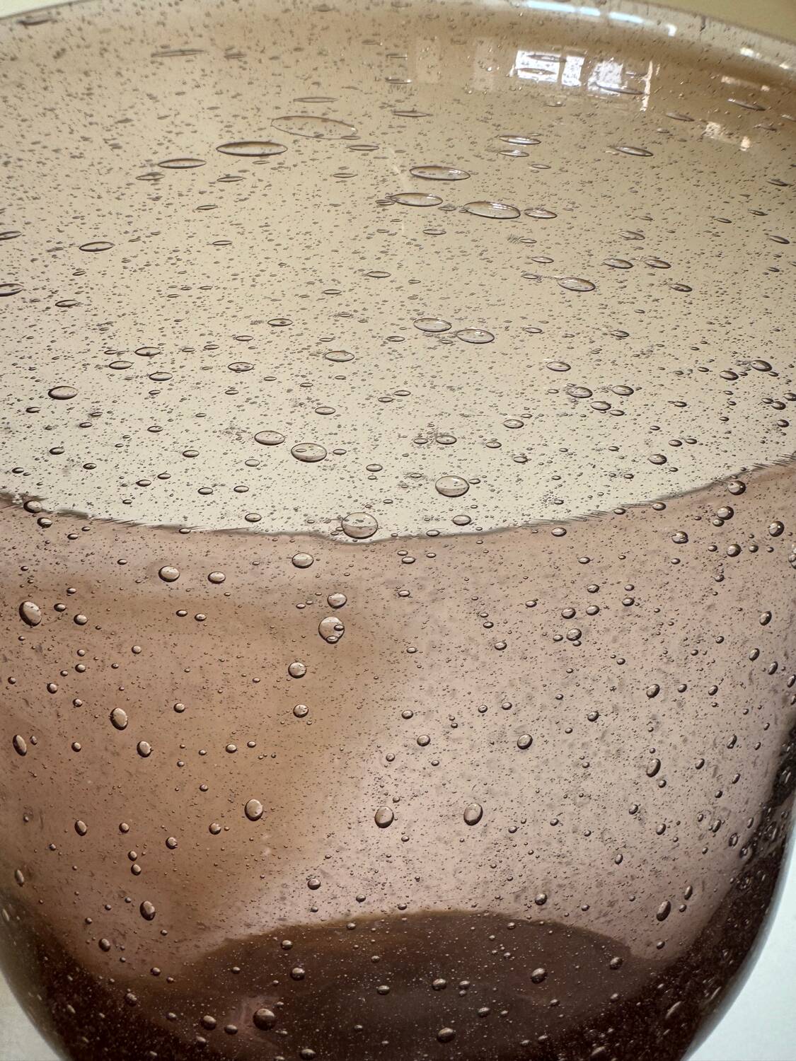 Old Biot blown glass punch set