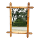 Miroir bois imitation bambou