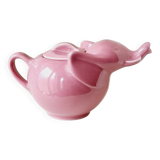 Pink ceramic elephant teapot