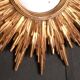 Mirror golden sun 49 cm " hollywood regency "