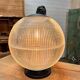 Patented Holophane glass prism ball 1950
