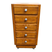 Chiffonnier vintage art deco chest of drawers 1950
