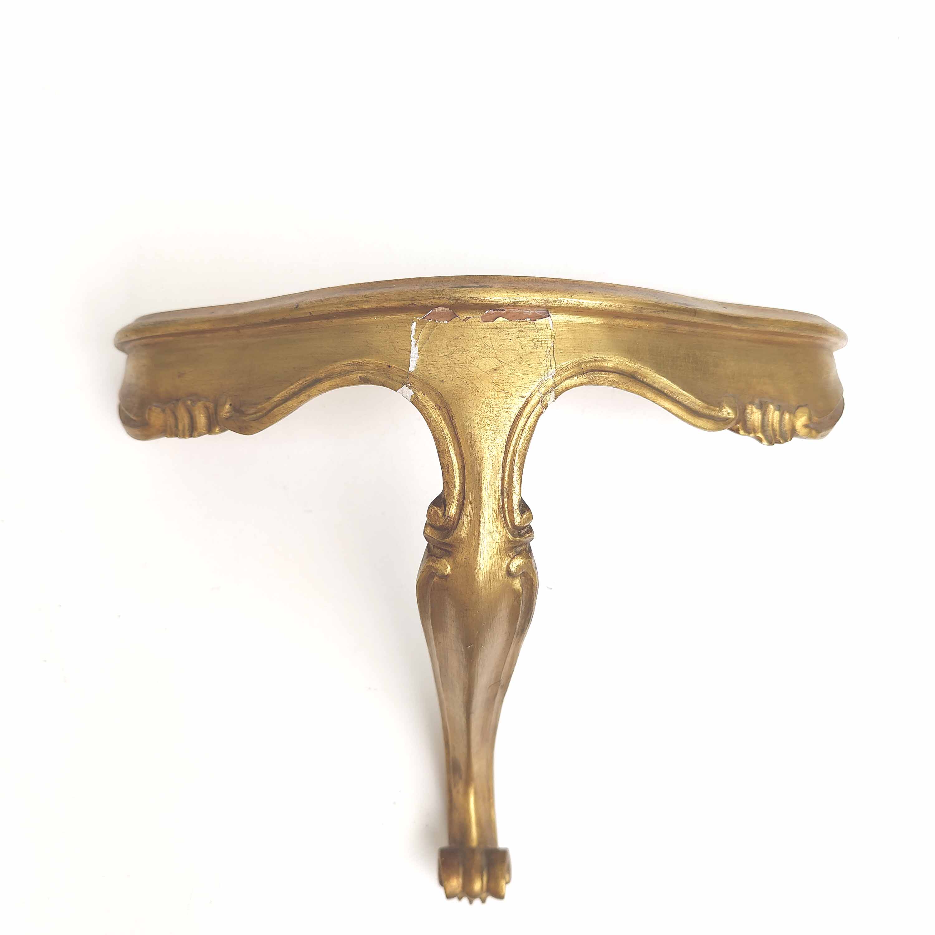 Small golden console