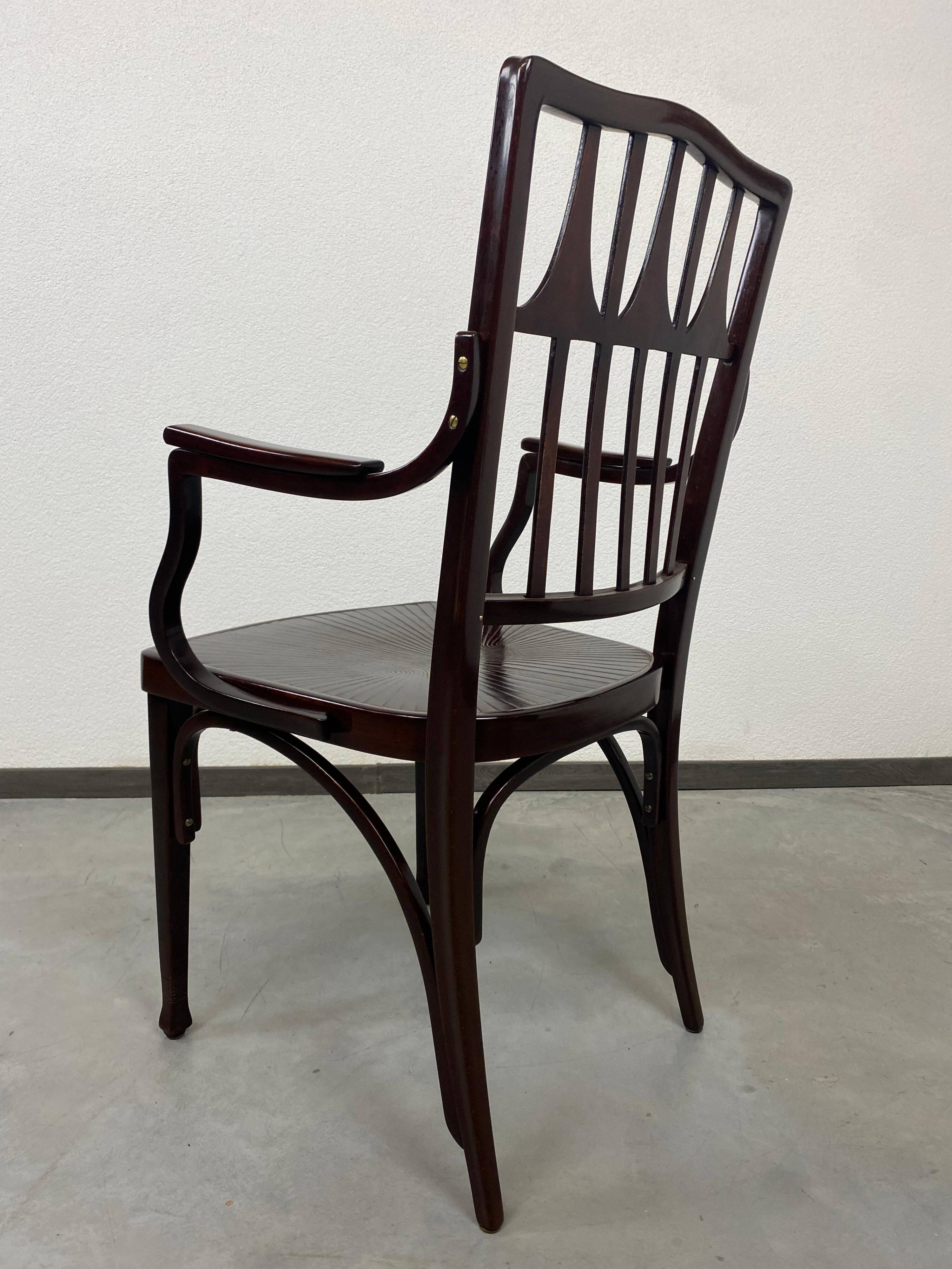 Office chair Secession nr.327 by Koloman Moser for J.&J.Kohn