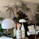 Floor lamp arch foot marble