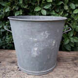 Lessiveuse h38cm en zinc jardin trouée