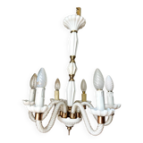 Vintage Murano chandelier in Venetian blown glass