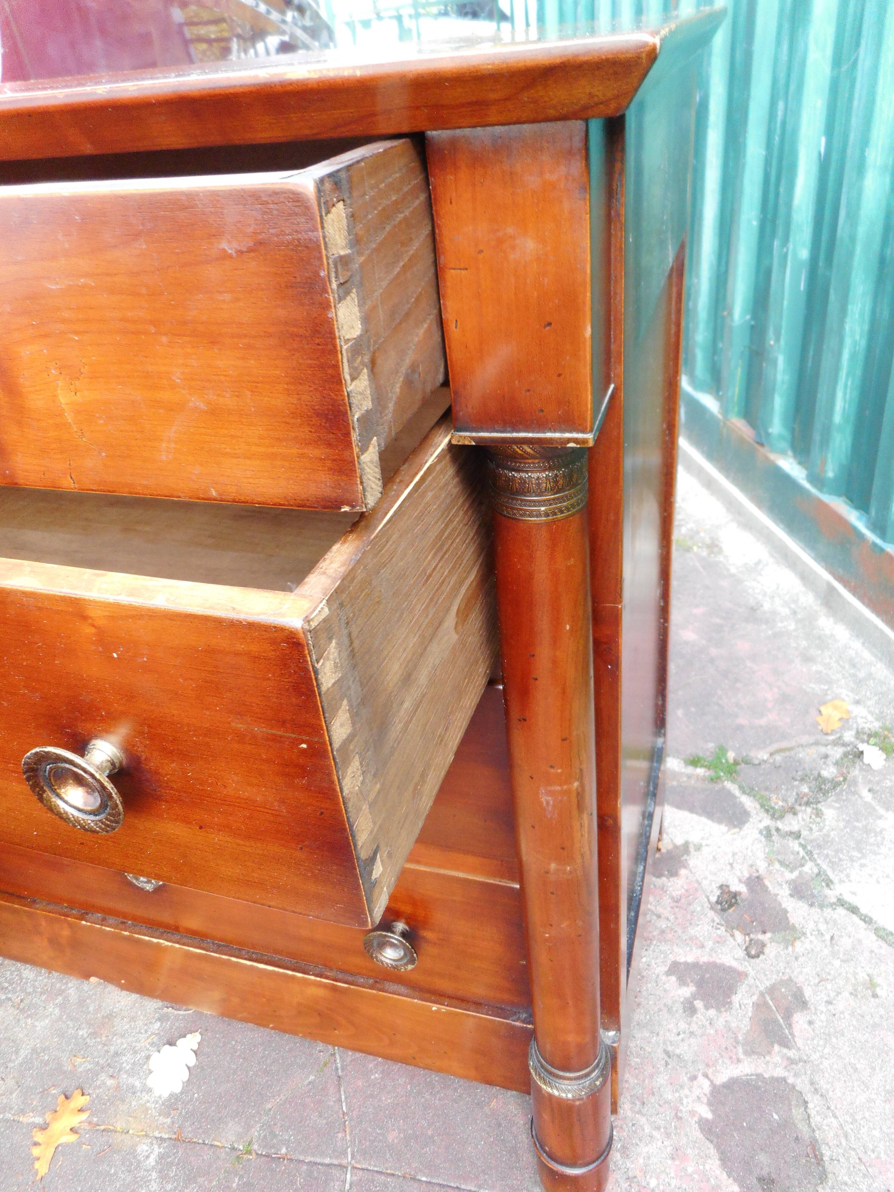 Empire style chest of drawers