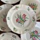 Set of 6 flat plates KG Lunéville – model Réverbère