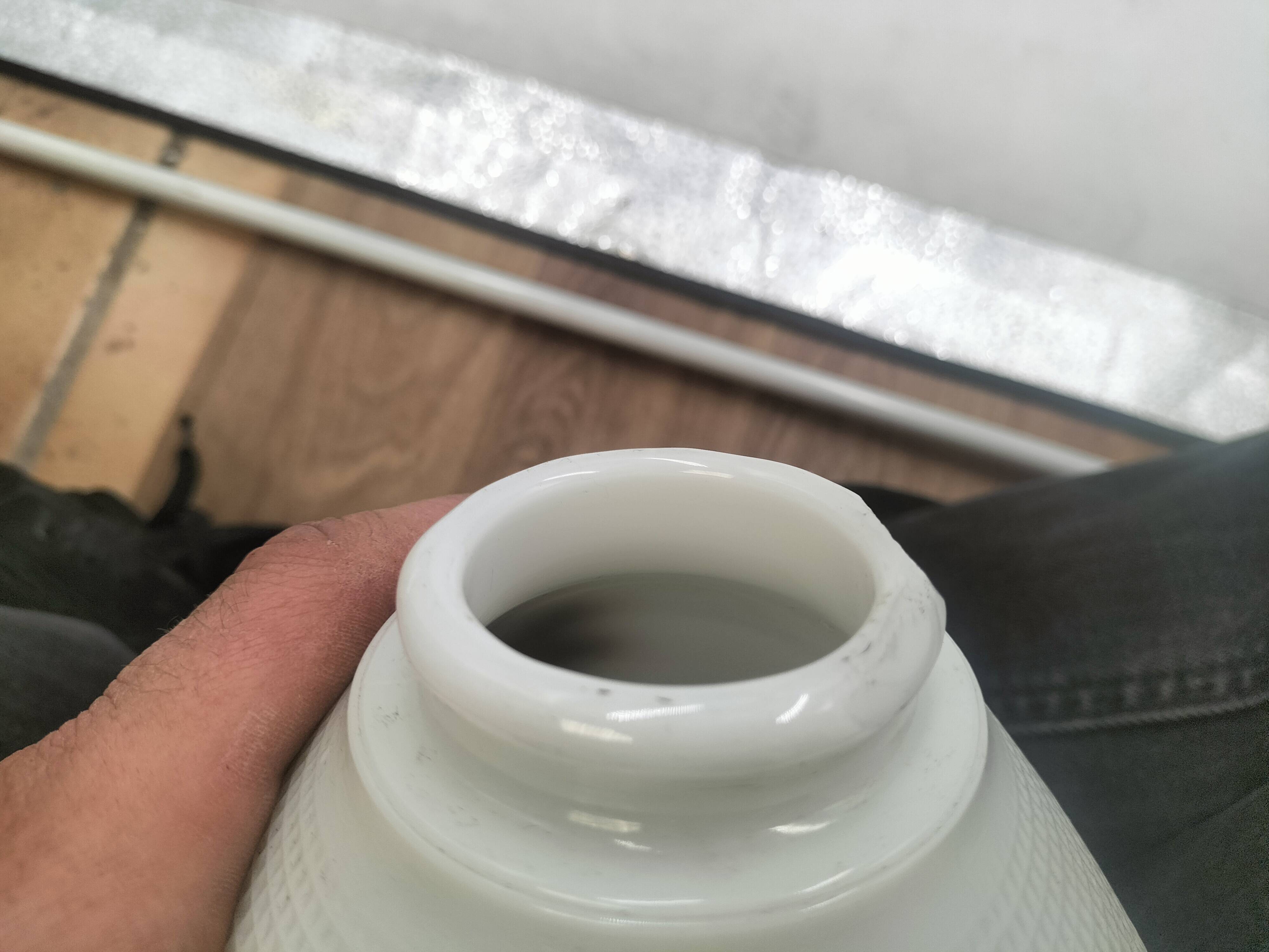 Opaline pendant light