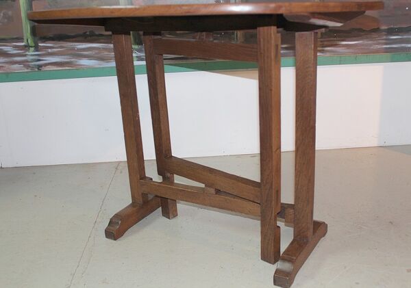 Table vigneronne en chêne XIXème