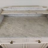 Marble top bathroom cabinet