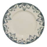 Serving dish of the earthenware factory of Luneville model Luchon, iron earth
