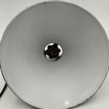 Old enamelled sheet metal lamp