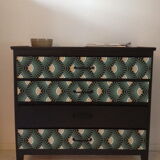 Vintage black dresser