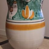 large pitcher Chicken / Birds dipinto r Mano