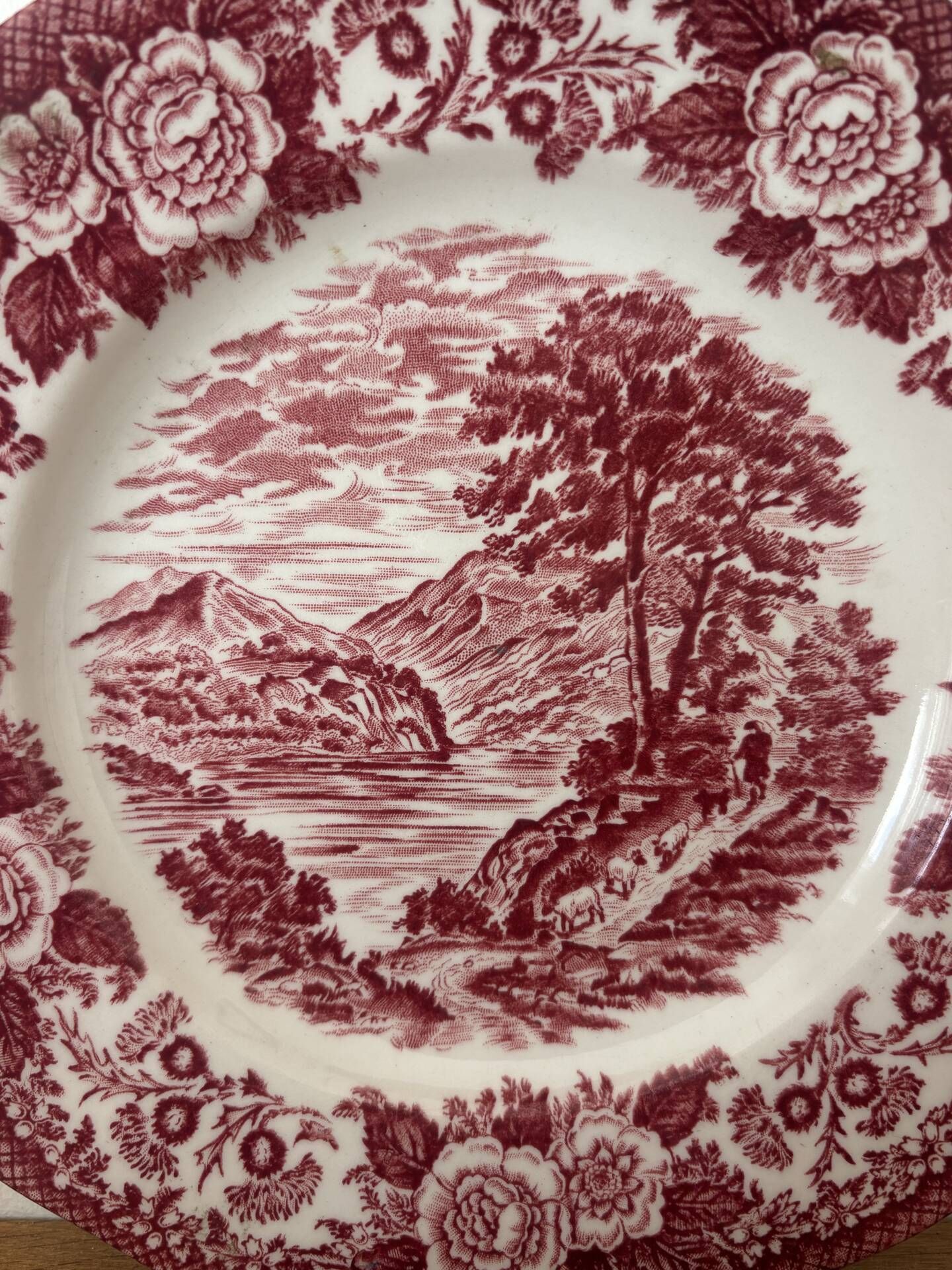 English dessert plate Enoch Wedgwood Lochs of Scotland