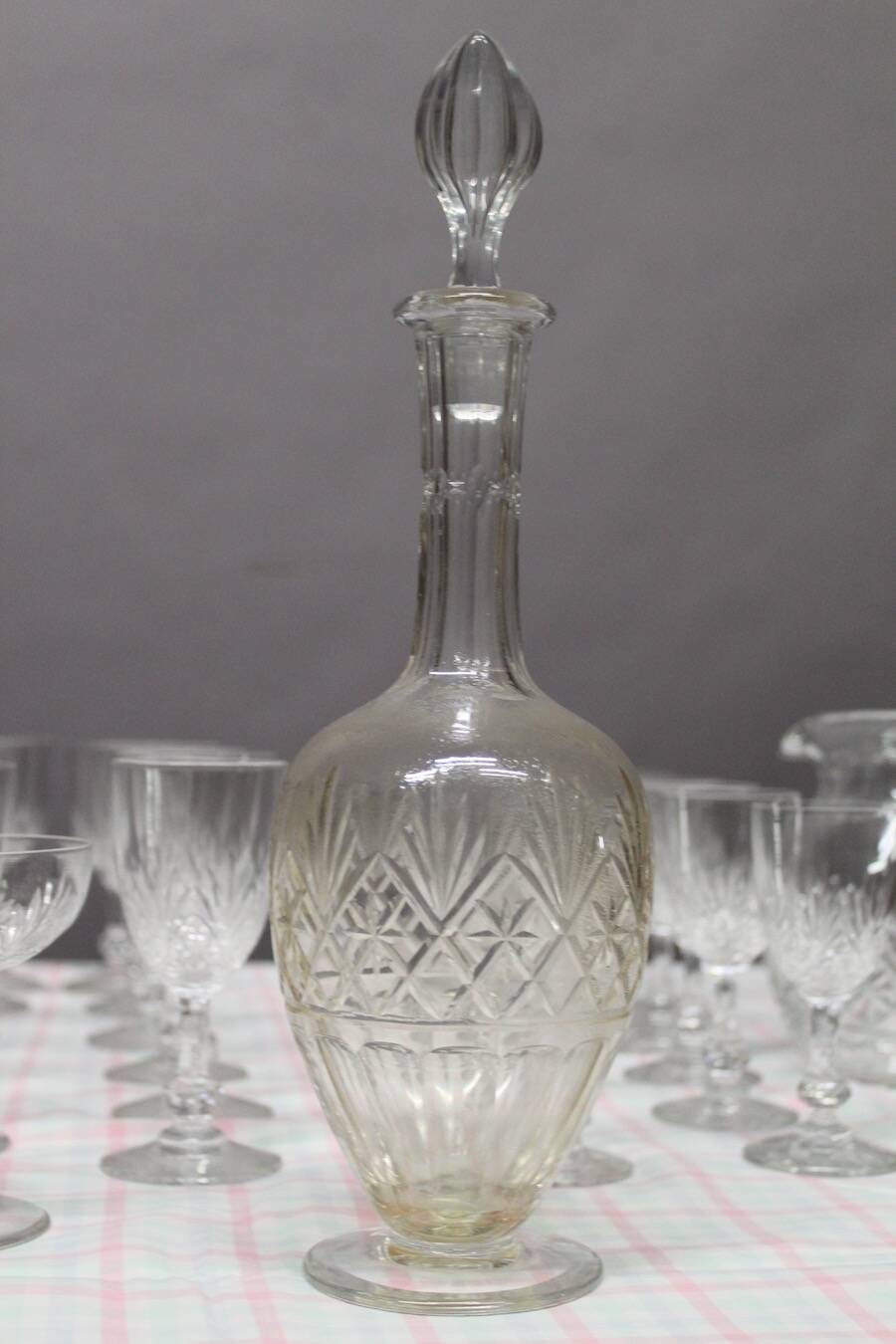 Crystal glass service Saint Louis Model MASSENET 54 pieces