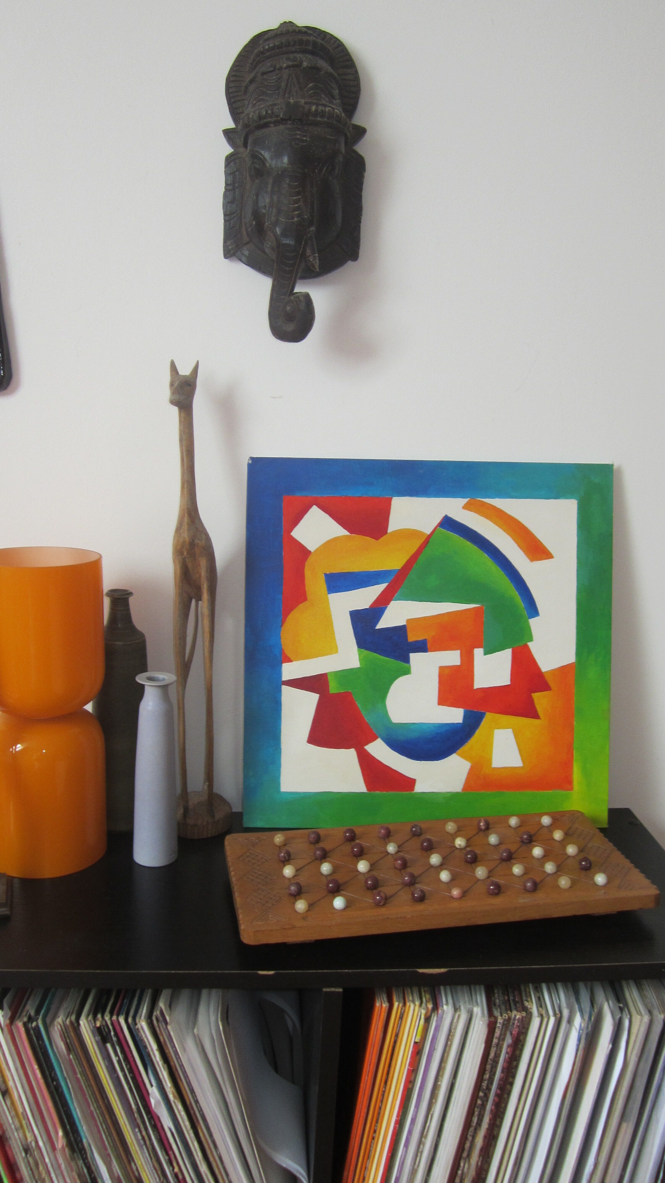 Abstract geometric painting