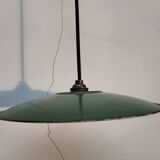 Set of 3 enameled sheet metal pendants