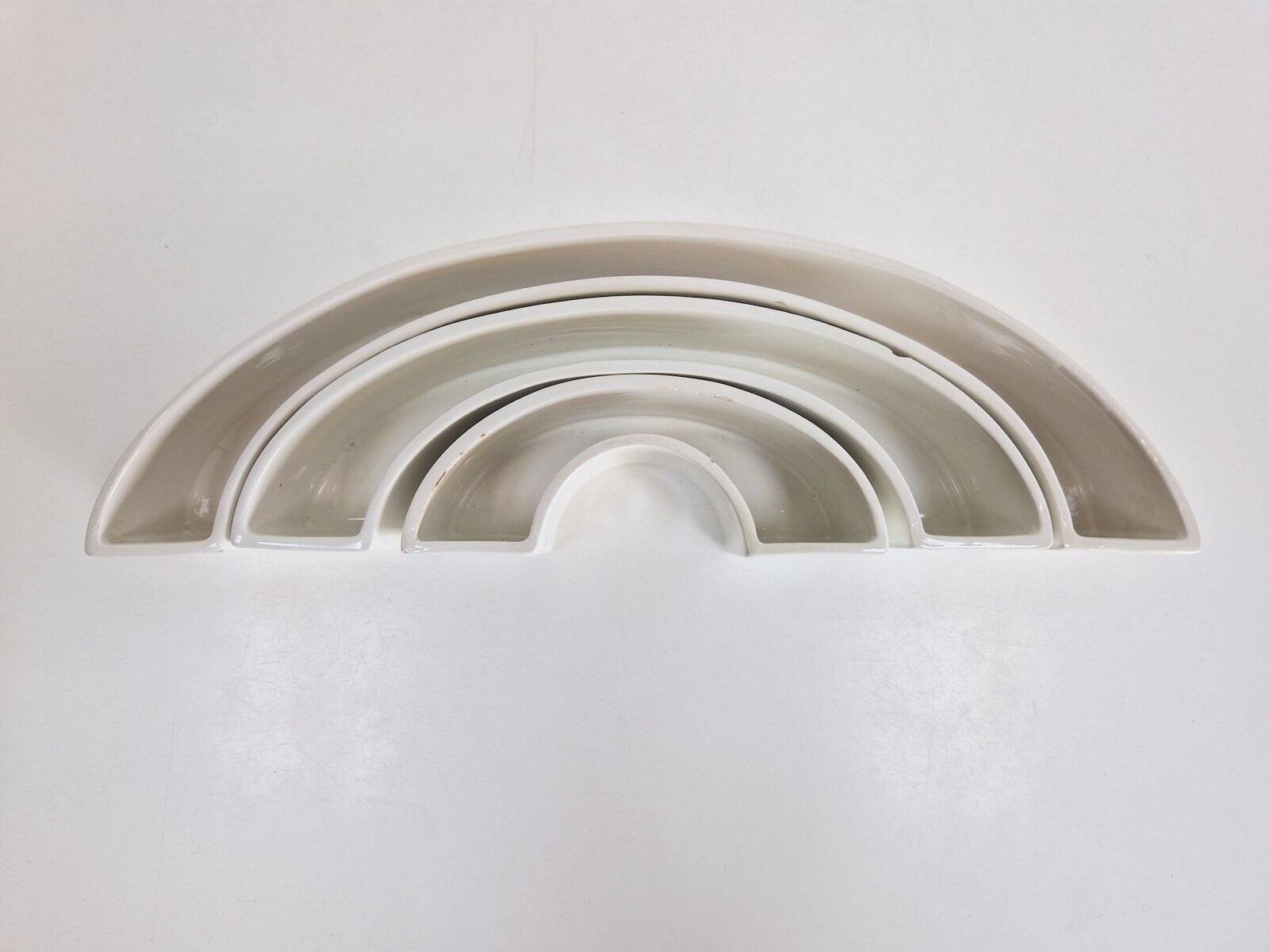 Tremiti Tondo Bowls in Ceramic by Angelo Mangiarotti for Danese Milano, 1964, Set of 3