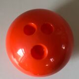 Ice cube tray design bowling ball orange 70
