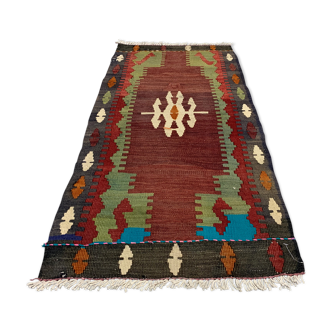 Tapis vintage turc mini kilim 103x50 cm