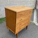 French chest of drawers Luterma in oak and brass, 1960
