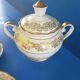 F.D Chauvigny porcelain coffee service complete gold frieze décor