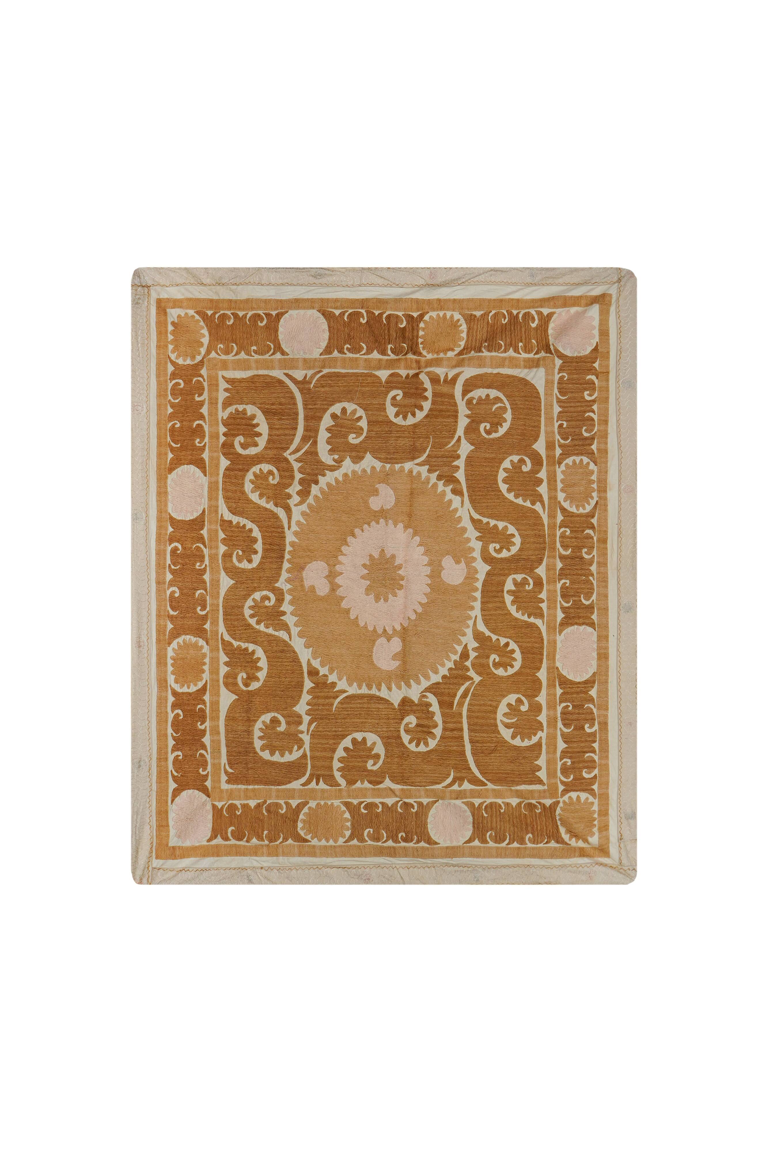 Vintage Turkish hand-knotted rug 125x151 cm