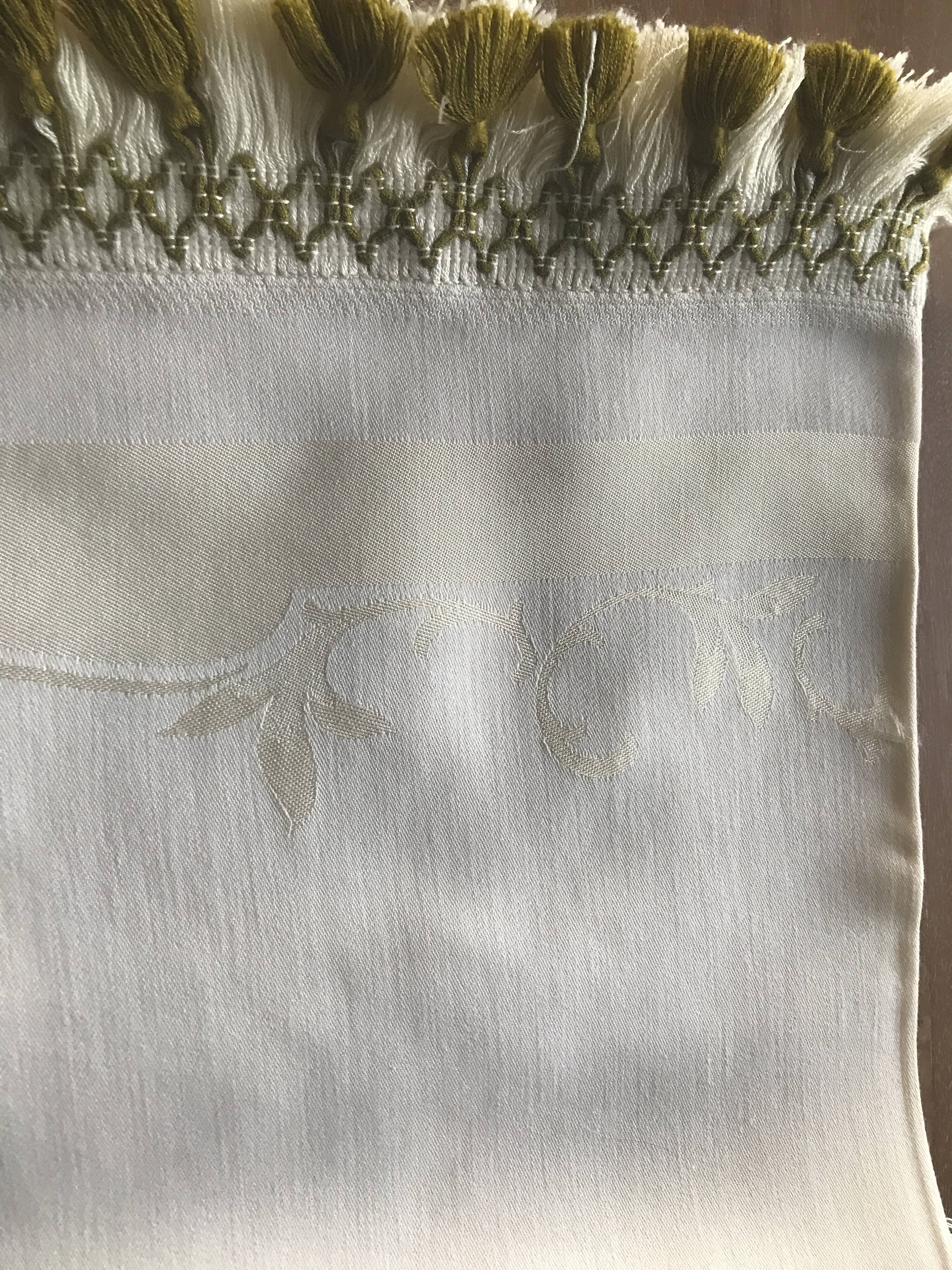 Old tablecloth