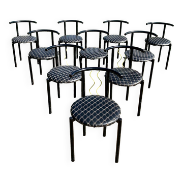 Series of post-modern chairs