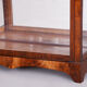 Biedermeier display cabinet, walnut, solid spruce, 1830s, czechia