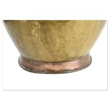 Brass and copper milk jug