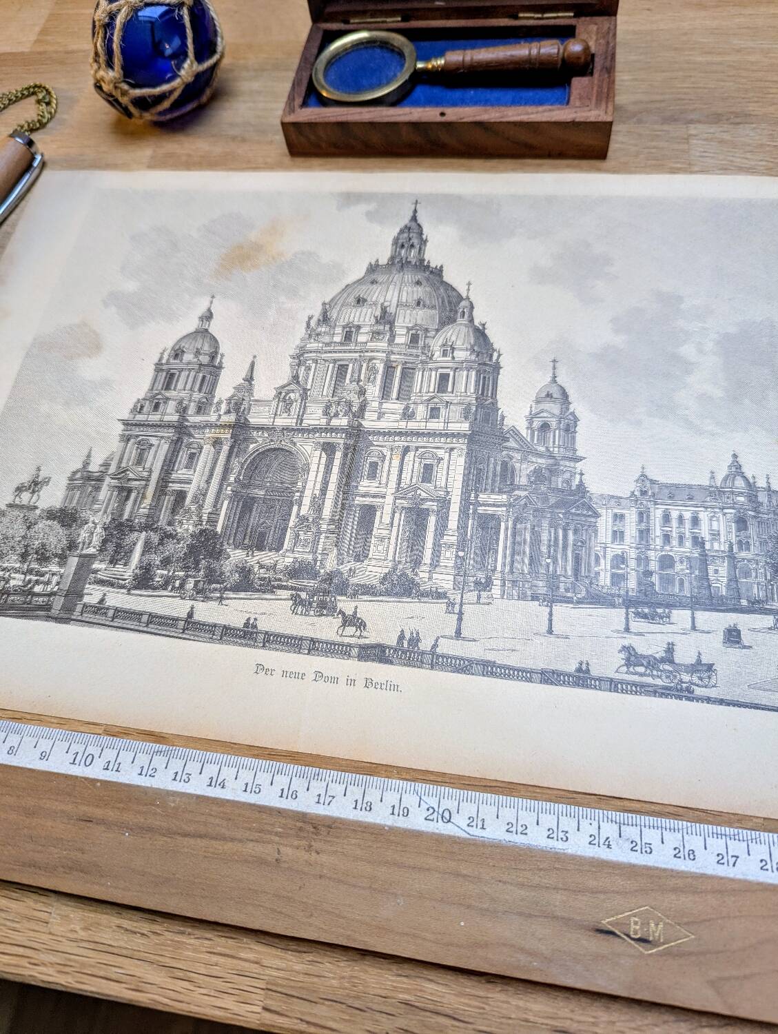 The Berlin Cathedral. Engraving printed in 1897.