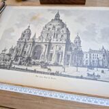 The Berlin Cathedral. Engraving printed in 1897.