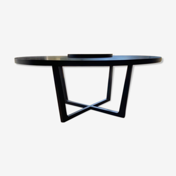 Table de repas ronde avec plateau pivotant Rochebobois (Diam.1.80m)