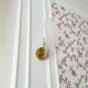 White Murano glass leaf wall light